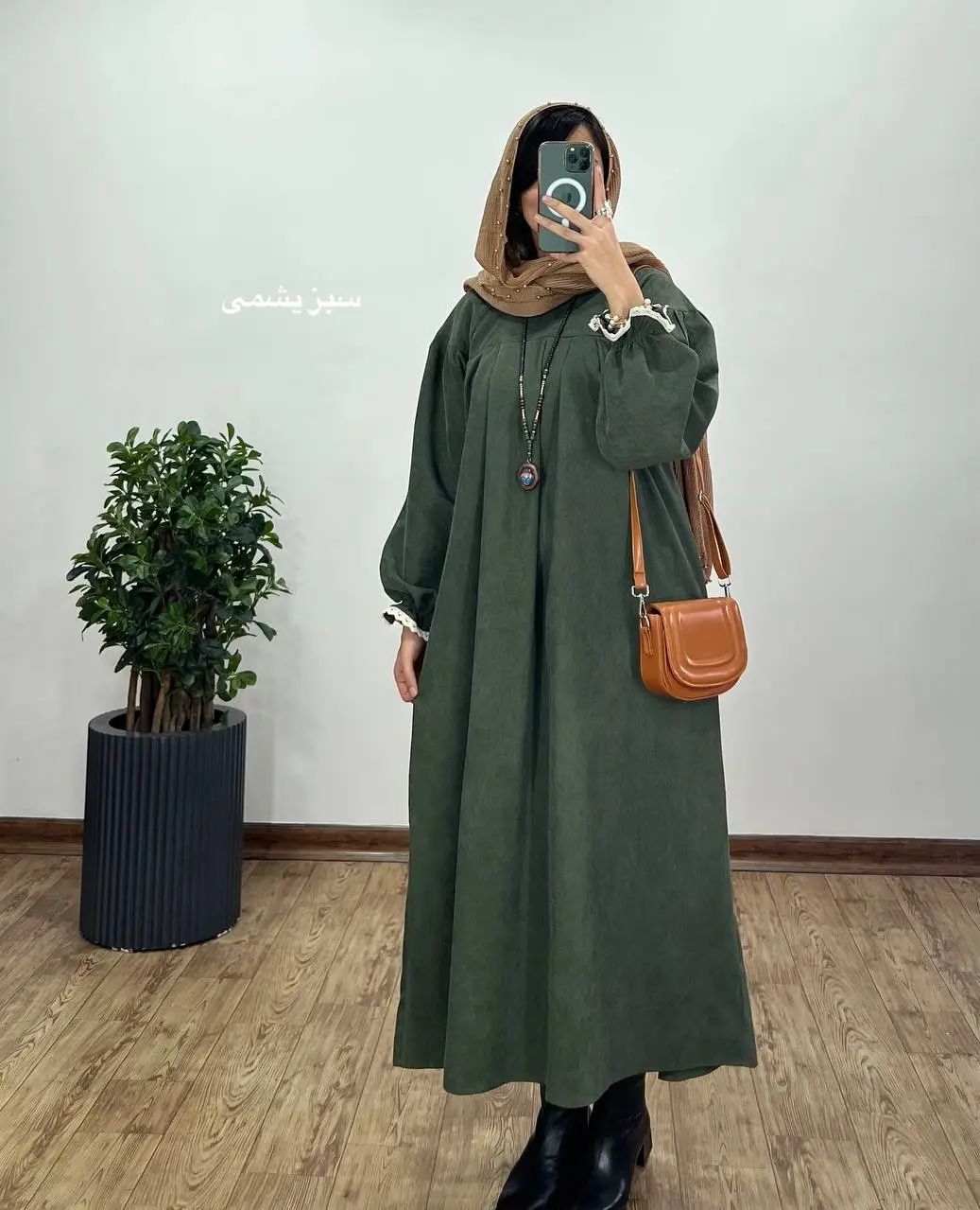 پیراهن مانتویی پاییزه رایلی